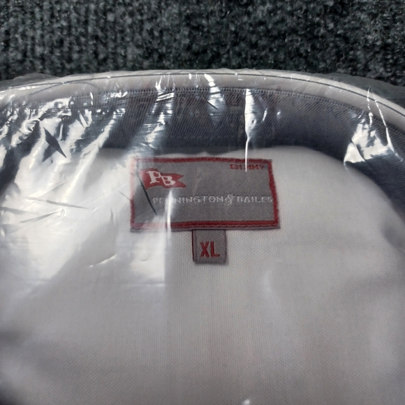 Pennington Bailes Shirt Button Front Long Sleeve Men Color Oxford White  Size XL - Picture 4 of 4